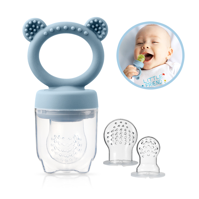 Baby Food Diet - Silicone Bear Shaped Baby Fruit Feeder
