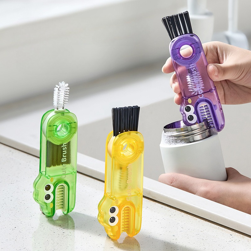 Baby Food Jars With Lids - Multi‑Purpose 3‑in‑1 Bottle Cup Lid Straw