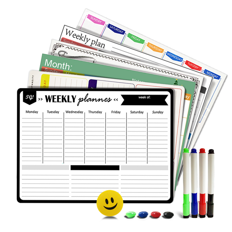 Baby Food Schedule - A3 Magnetic Weekly & Monthly Planner