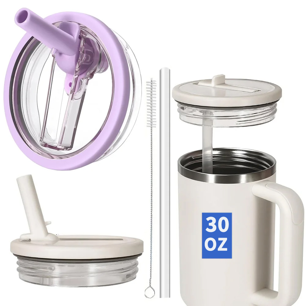 Training Cup Straw - 1-2pcs 30oz Leakproof with Flip Straw