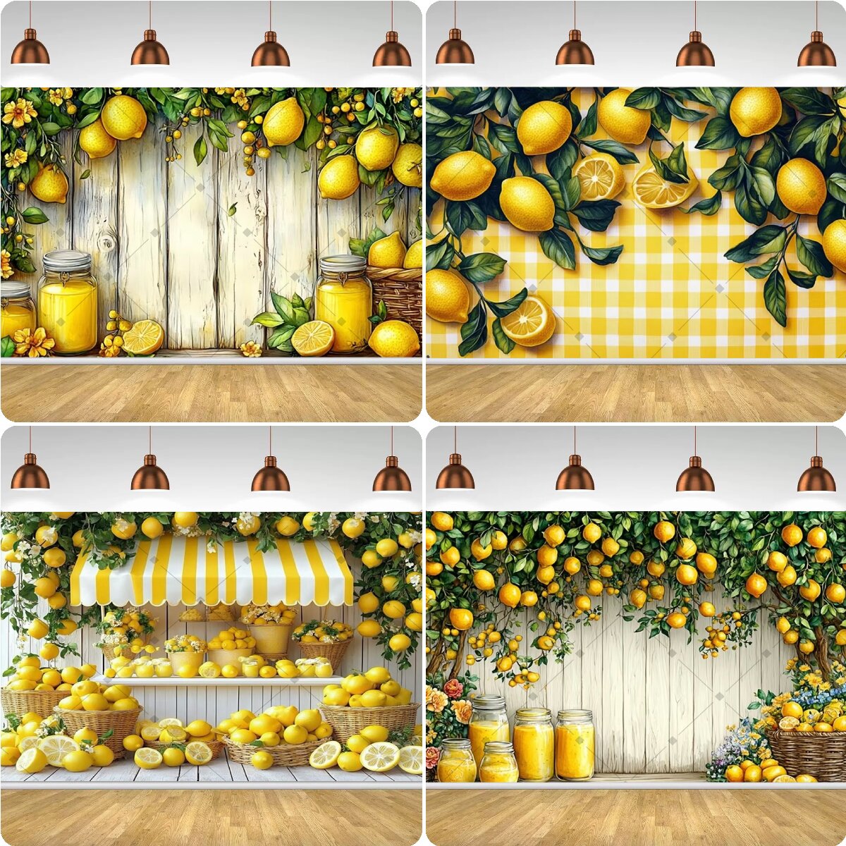 Baby Food Yellow - Lemon Backdrop Yellow Lemon Autumn Harvest