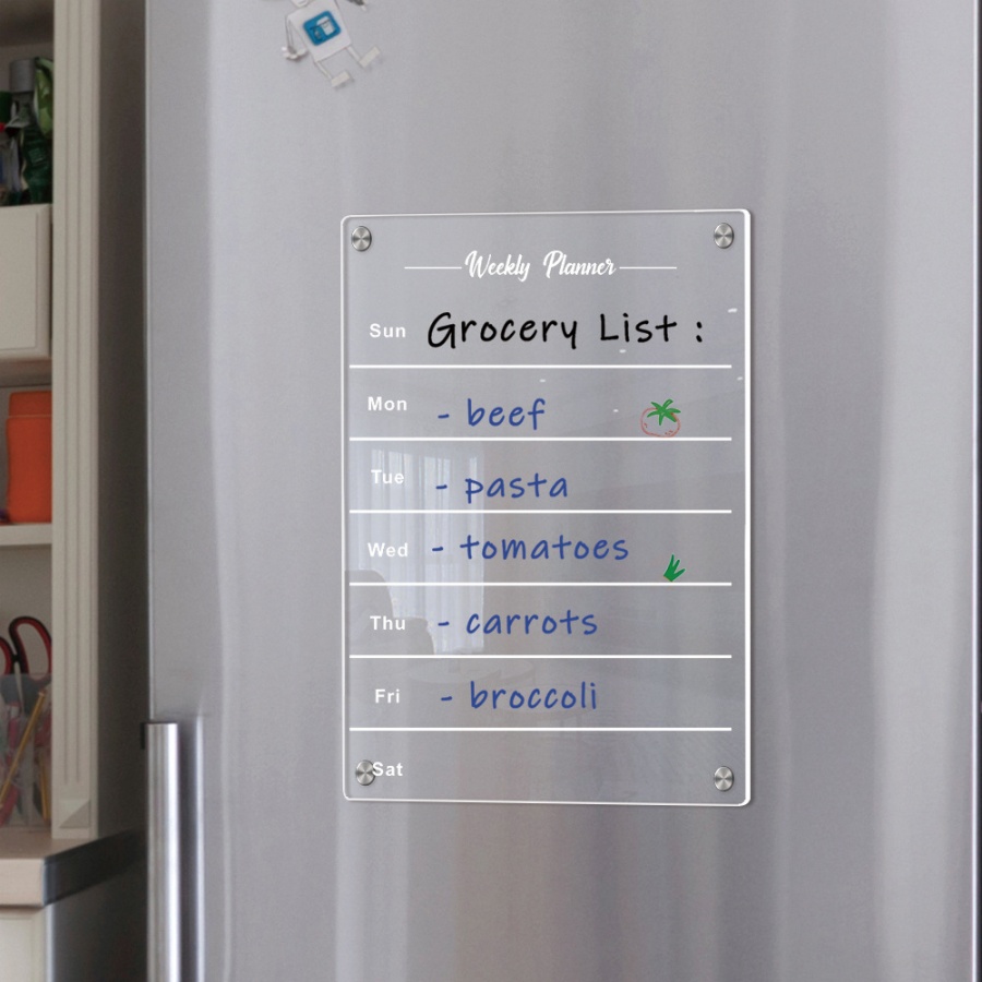 1pc acrylic refrigerator magne - Baby Food Schedule review and price