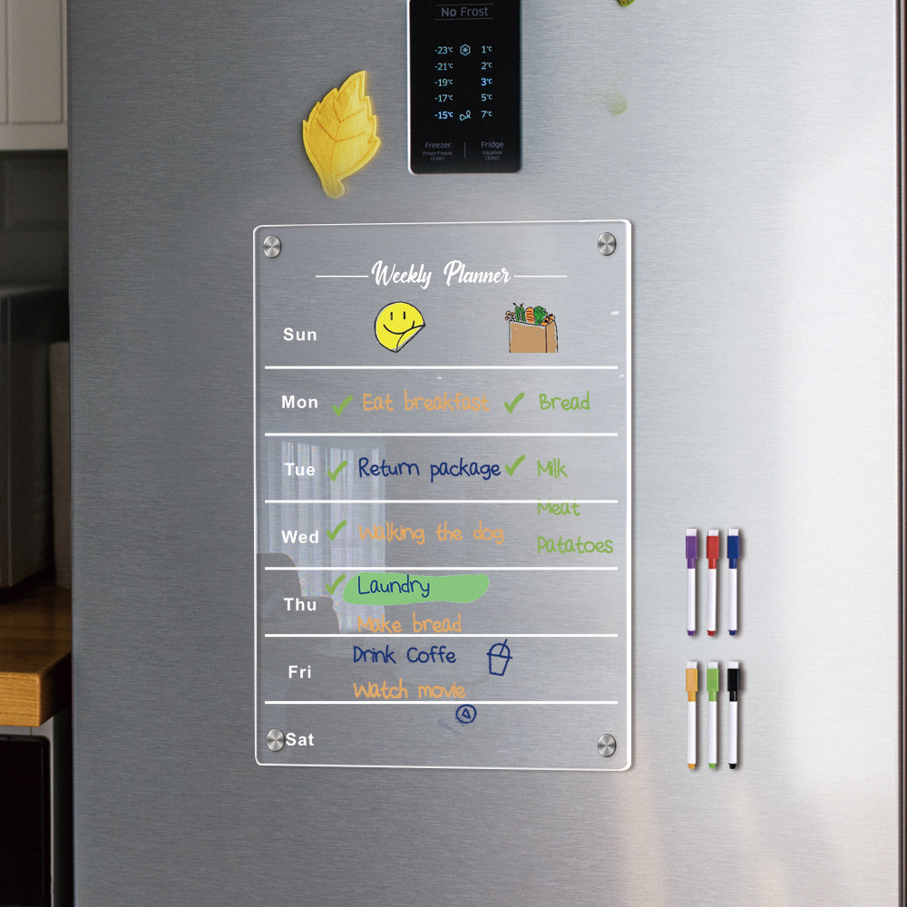 1pc acrylic refrigerator magne - Baby Food Schedule review and price