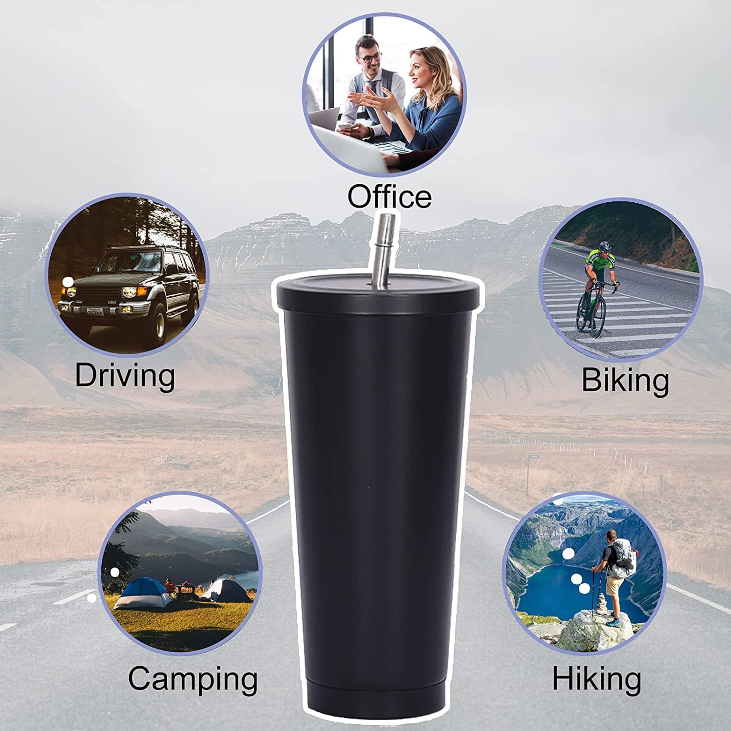 750ml Double-Wall Insulated Tu - Training Cup Straw review and price
