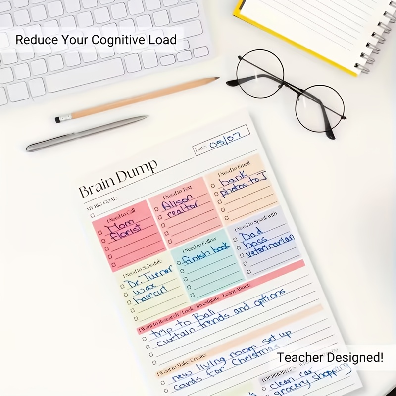50-Page(25-Sheet) Brain Dump N - Baby Food Schedule review and price