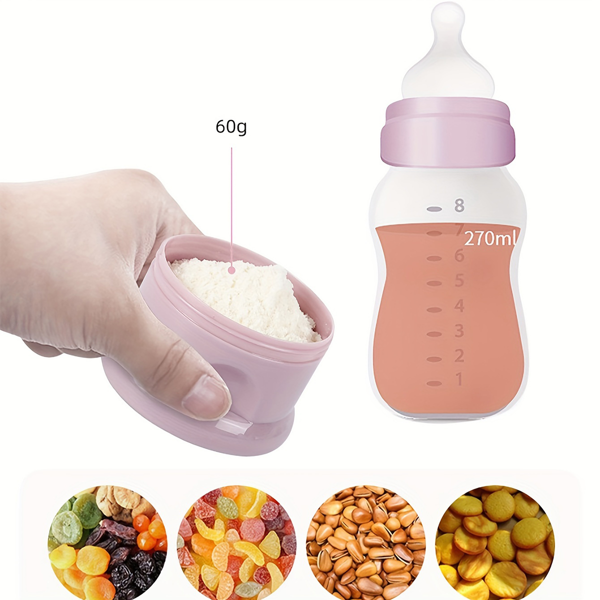 Large Capacity Baby Milk Powde - Baby Food Nan review and price