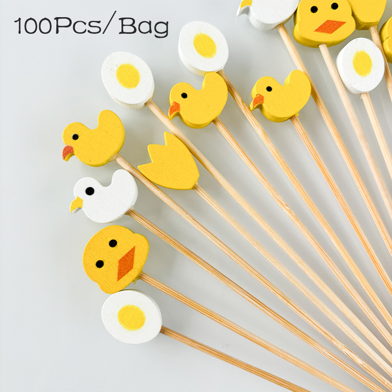 100Pcs Cute Yellow Duck Egg Di - Baby Food Yellow review and price