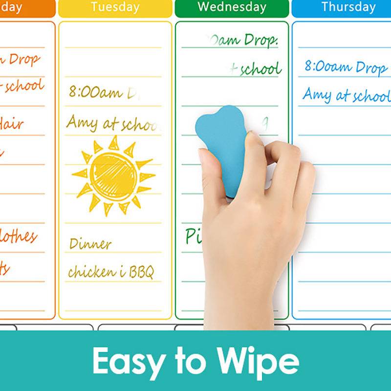 A3 Size Magnetic Monthly Weekl - Baby Food Schedule review and price