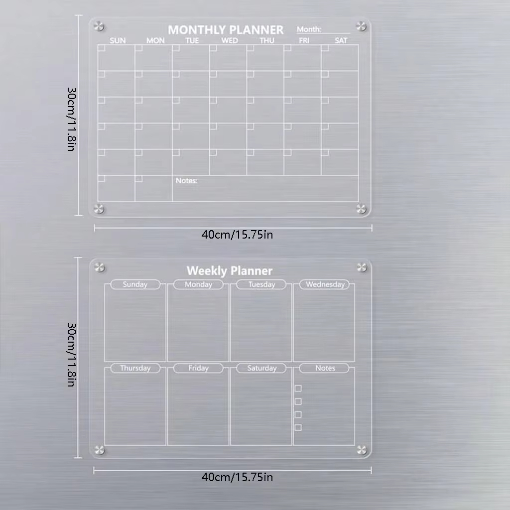 Magnetic Acrylic Calendar for  - Baby Food Schedule review and price
