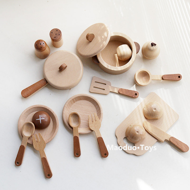 Maoduo Toys Beech Wooden Kids  - Baby Food Utensils review and price