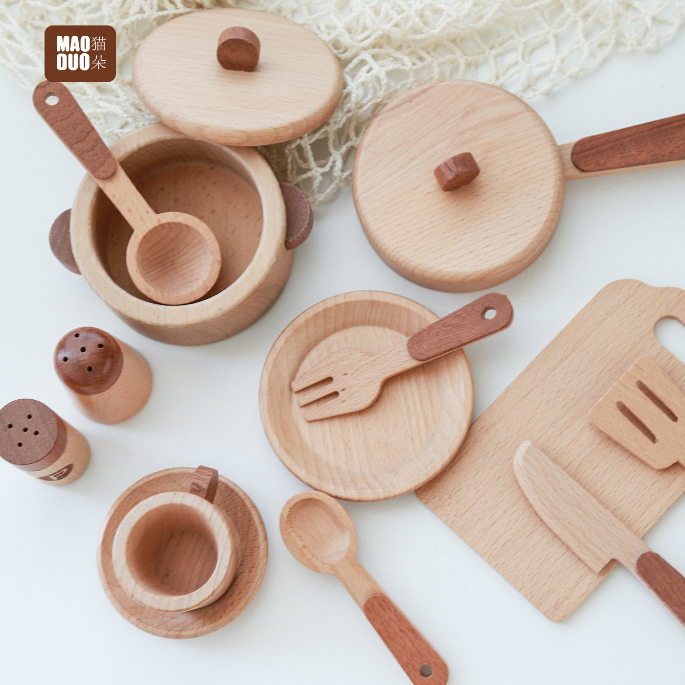 Maoduo Toys Beech Wooden Kids  - Baby Food Utensils review and price