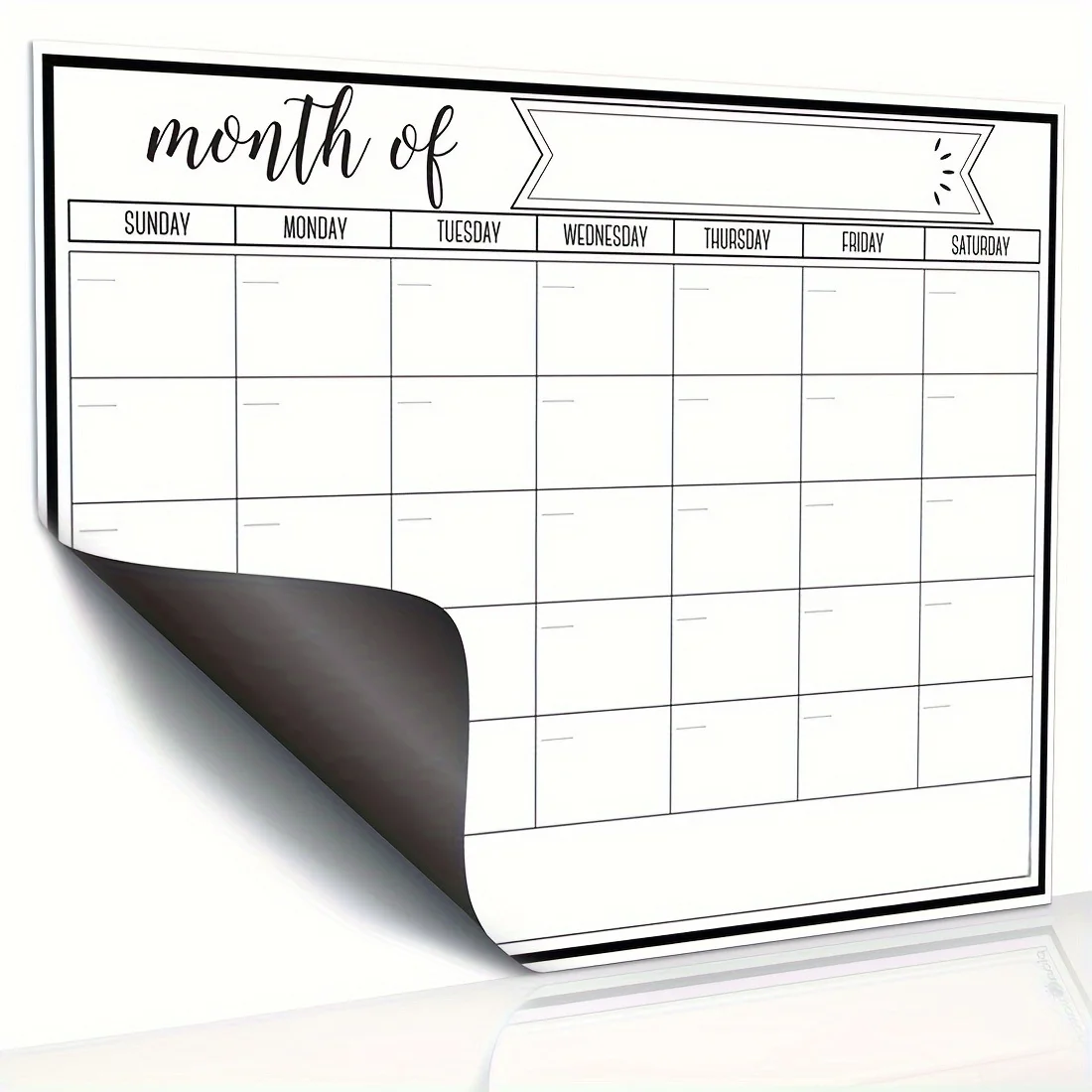 Magnetic Monthly Calendar Whit - Baby Food Schedule review and price