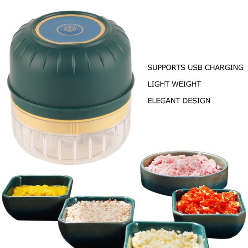 250ML Garlic Chopper 3 Blades  - Baby Food Yellow review and price