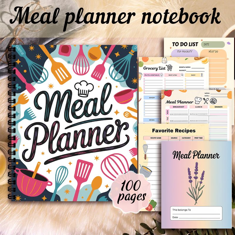 Meal Planner Notebook, Weekly  - Baby Food Schedule review and price