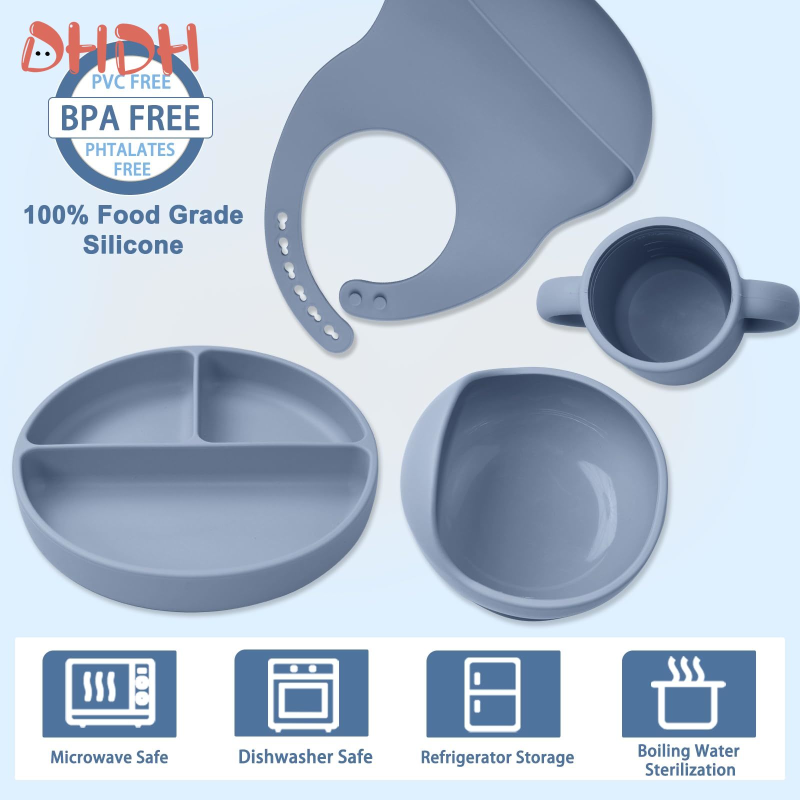 Silicone Baby Feeding Set Tabl - Baby Food Grater review and price