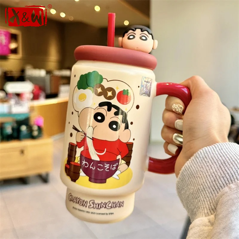 X&W Crayon Shin-Chan Ceramics  - Training Cup Straw review and price