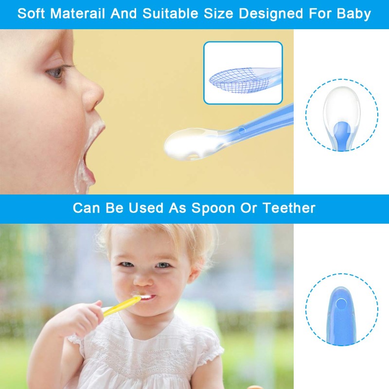 BPA Free Baby Silicone Spoons  - Baby Food Utensils review and price