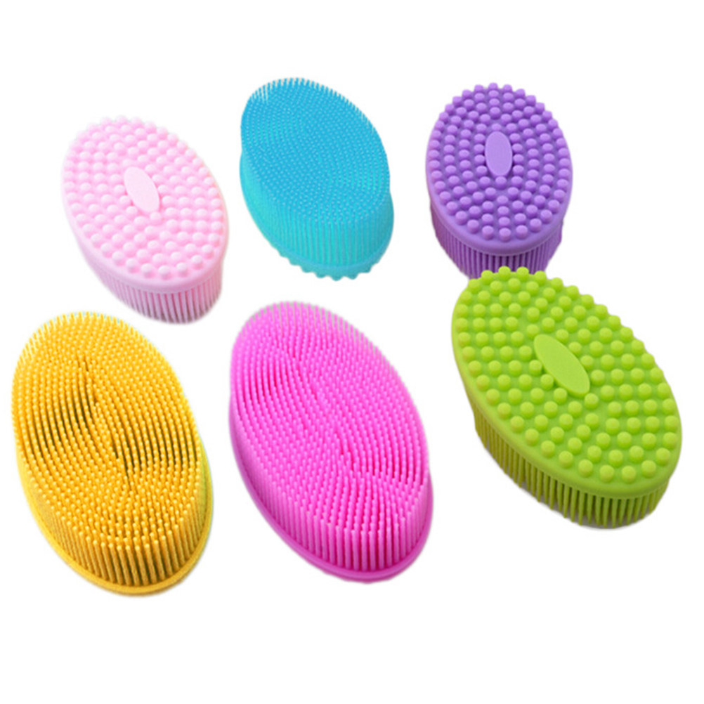 Baby Silicone Scalp Shower Bru - Baby Food Yellow review and price