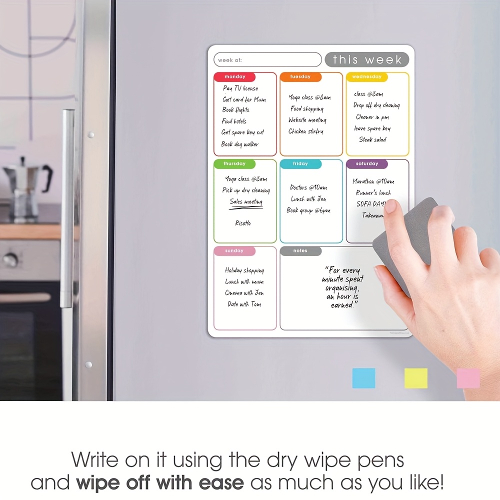 Magnetic Weekly Planner Erasab - Baby Food Schedule review and price