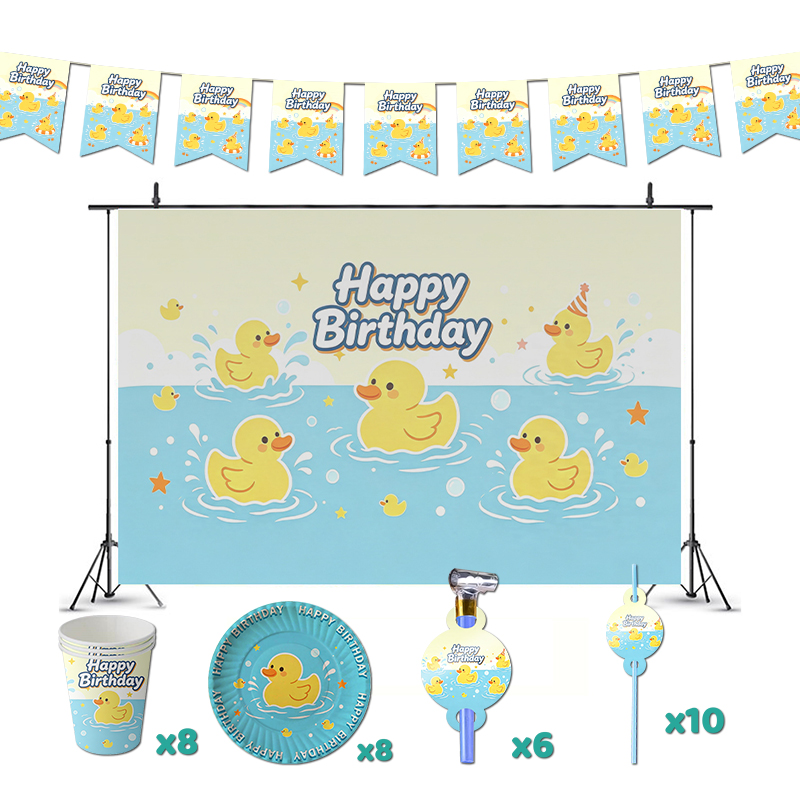 Yellow Rubber Duck Birthday Pa - Baby Food Yellow review and price