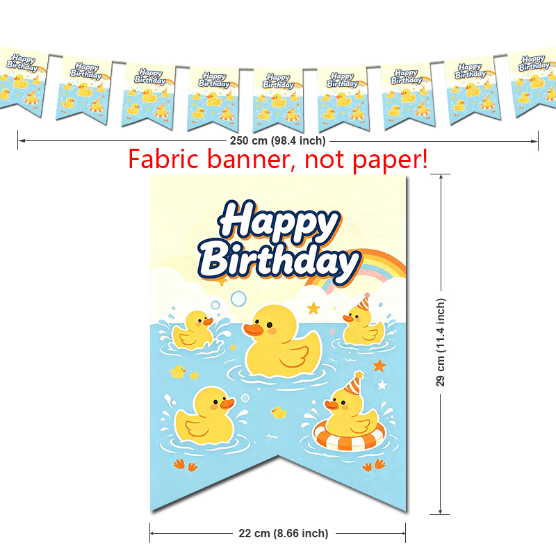 Yellow Rubber Duck Birthday Pa - Baby Food Yellow review and price